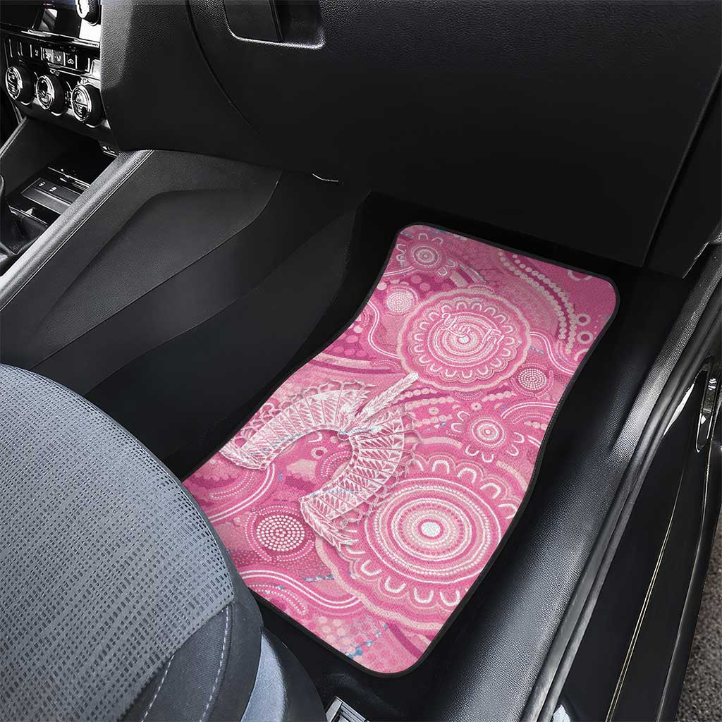 50 Years Deadly NAIDOC Week 2026 Personalised Car Mats Dhari Pink Indigenous Art