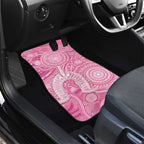 50 Years Deadly NAIDOC Week 2026 Personalised Car Mats Dhari Pink Indigenous Art