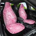 50 Years Deadly NAIDOC Week 2026 Personalised Car Seat Cover Dhari Pink Indigenous Art