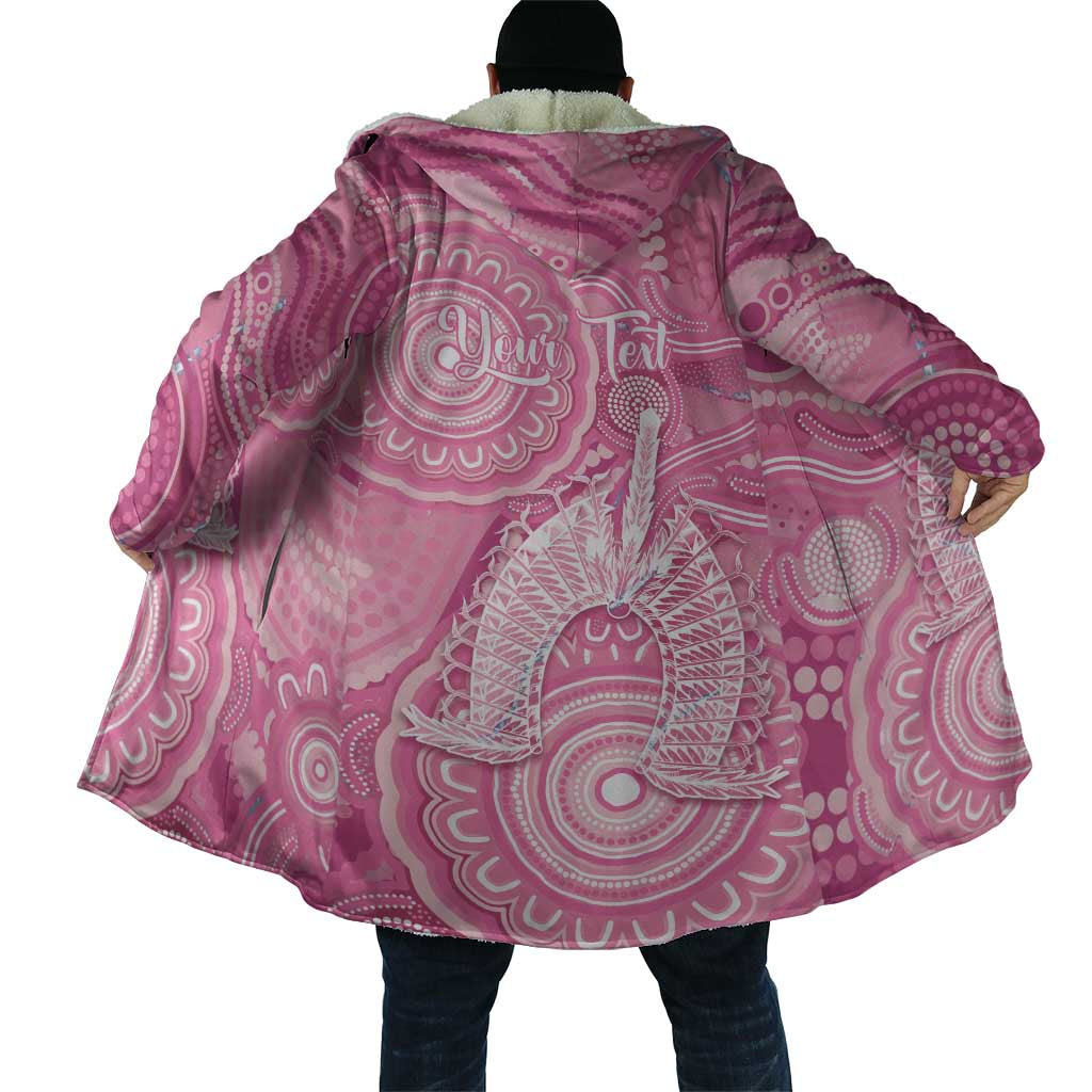 50 Years Deadly NAIDOC Week 2026 Personalised Cloak Dhari Pink Indigenous Art