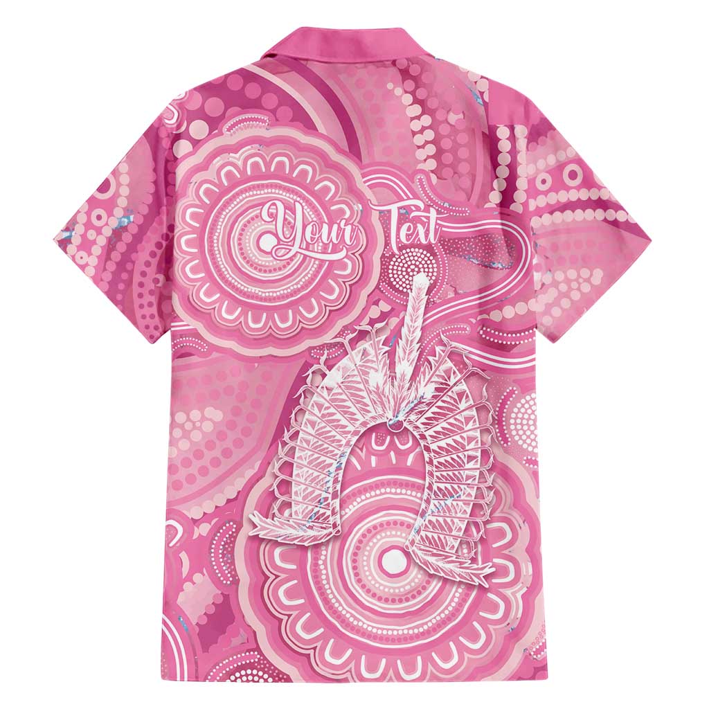 50 Years Deadly NAIDOC Week 2026 Personalised Family Matching Off Shoulder Maxi Dress and Hawaiian Shirt Dhari Pink Indigenous Art