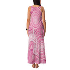50 Years Deadly NAIDOC Week 2026 Personalised Family Matching Tank Maxi Dress and Hawaiian Shirt Dhari Pink Indigenous Art