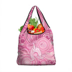 50 Years Deadly NAIDOC Week 2026 Personalised Grocery Bag Dhari Pink Indigenous Art