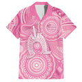50 Years Deadly NAIDOC Week 2026 Personalised Hawaiian Shirt Dhari Pink Indigenous Art