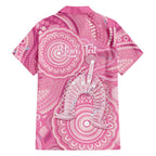 50 Years Deadly NAIDOC Week 2026 Personalised Hawaiian Shirt Dhari Pink Indigenous Art