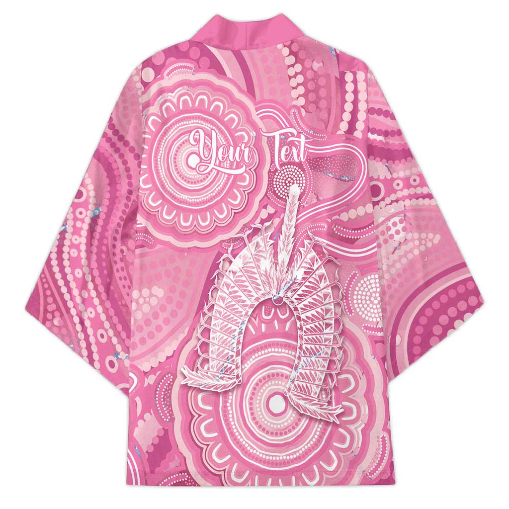50 Years Deadly NAIDOC Week 2026 Personalised Kimono Dhari Pink Indigenous Art