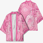 50 Years Deadly NAIDOC Week 2026 Personalised Kimono Dhari Pink Indigenous Art
