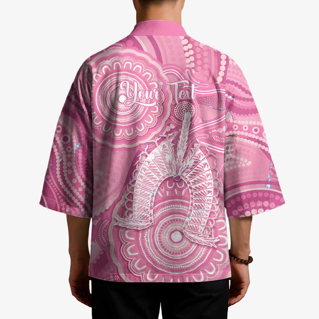 50 Years Deadly NAIDOC Week 2026 Personalised Kimono Dhari Pink Indigenous Art