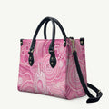 50 Years Deadly NAIDOC Week 2026 Personalised Leather Bag Dhari Pink Indigenous Art