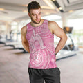 50 Years Deadly NAIDOC Week 2026 Personalised Men Tank Top Dhari Pink Indigenous Art