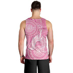 50 Years Deadly NAIDOC Week 2026 Personalised Men Tank Top Dhari Pink Indigenous Art