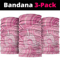 50 Years Deadly NAIDOC Week 2026 Personalised Neck Gaiter Dhari Pink Indigenous Art