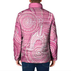 50 Years Deadly NAIDOC Week 2026 Personalised Padded Jacket Dhari Pink Indigenous Art