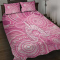 50 Years Deadly NAIDOC Week 2026 Personalised Quilt Bed Set Dhari Pink Indigenous Art