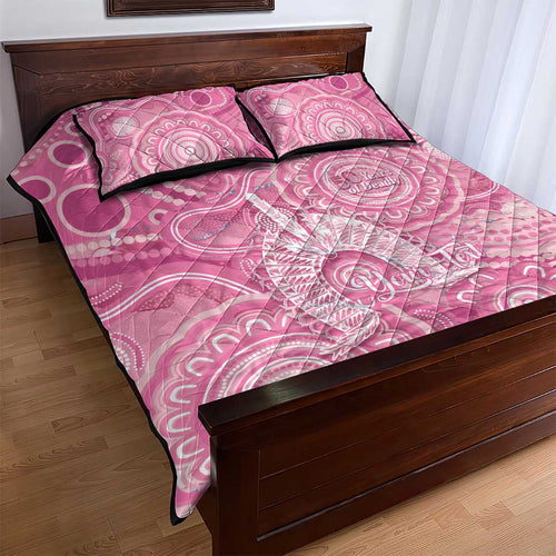 50 Years Deadly NAIDOC Week 2026 Personalised Quilt Bed Set Dhari Pink Indigenous Art
