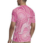 50 Years Deadly NAIDOC Week 2026 Personalised Rugby Jersey Dhari Pink Indigenous Art