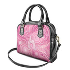 50 Years Deadly NAIDOC Week 2026 Personalised Shoulder Handbag Dhari Pink Indigenous Art