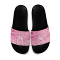 50 Years Deadly NAIDOC Week 2026 Personalised Slide Sandals Dhari Pink Indigenous Art