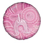 50 Years Deadly NAIDOC Week 2026 Personalised Spare Tire Cover Dhari Pink Indigenous Art