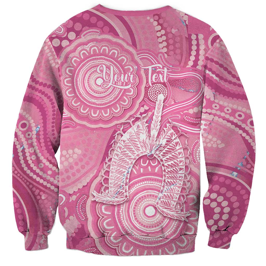50 Years Deadly NAIDOC Week 2026 Personalised Sweatshirt Dhari Pink Indigenous Art