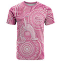 50 Years Deadly NAIDOC Week 2026 Personalised T Shirt Dhari Pink Indigenous Art