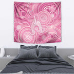 50 Years Deadly NAIDOC Week 2026 Personalised Tapestry Dhari Pink Indigenous Art
