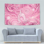 50 Years Deadly NAIDOC Week 2026 Personalised Tapestry Dhari Pink Indigenous Art