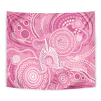 50 Years Deadly NAIDOC Week 2026 Personalised Tapestry Dhari Pink Indigenous Art