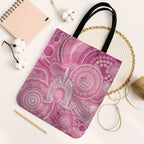 50 Years Deadly NAIDOC Week 2026 Personalised Tote Bag Dhari Pink Indigenous Art