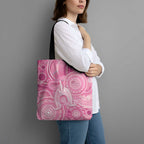 50 Years Deadly NAIDOC Week 2026 Personalised Tote Bag Dhari Pink Indigenous Art