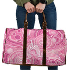 50 Years Deadly NAIDOC Week 2026 Personalised Travel Bag Dhari Pink Indigenous Art
