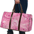 50 Years Deadly NAIDOC Week 2026 Personalised Travel Bag Dhari Pink Indigenous Art