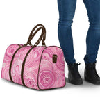 50 Years Deadly NAIDOC Week 2026 Personalised Travel Bag Dhari Pink Indigenous Art