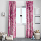 50 Years Deadly NAIDOC Week 2026 Personalised Window Curtain Dhari Pink Indigenous Art