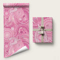 50 Years Deadly NAIDOC Week 2026 Personalised Wrapping Paper Dhari Pink Indigenous Art