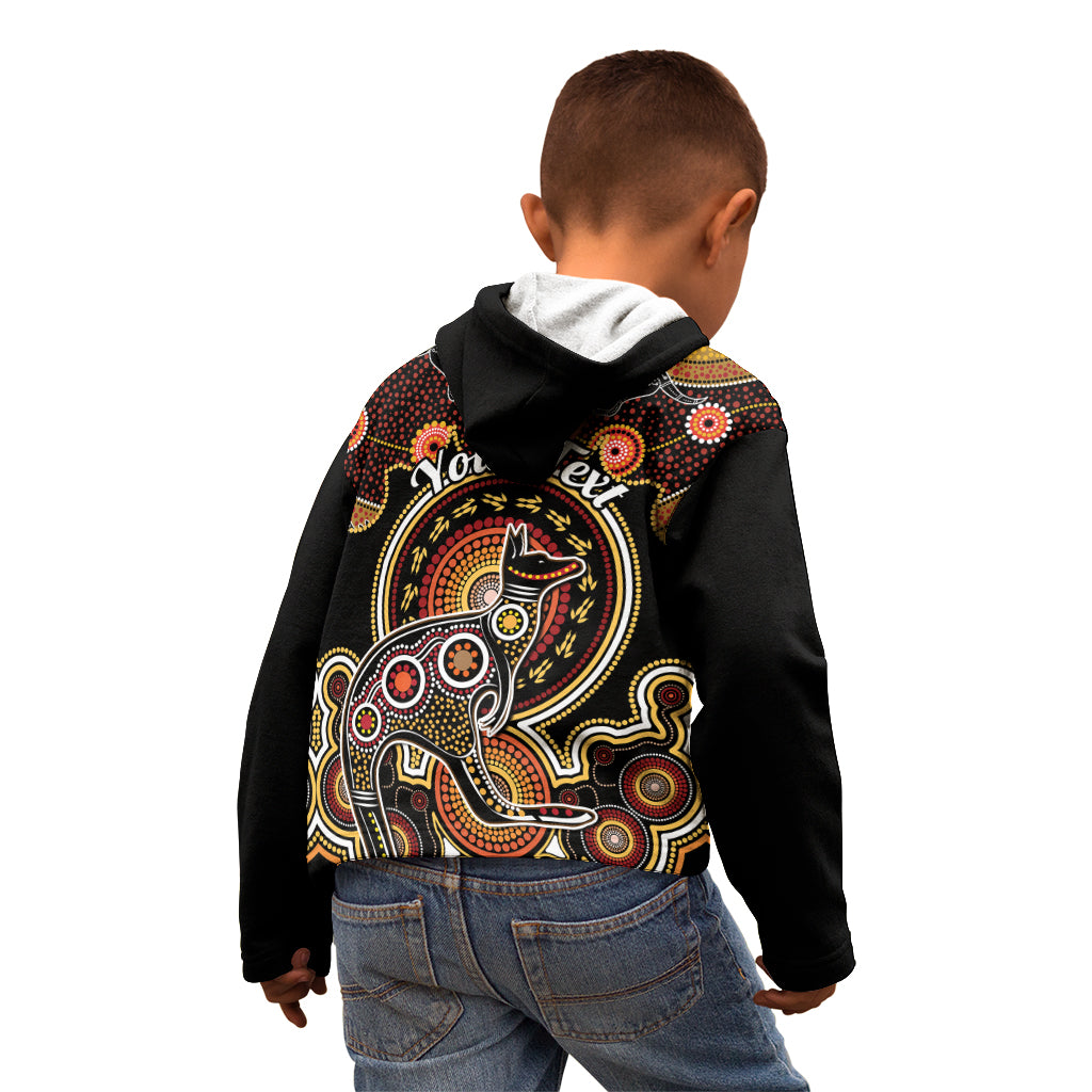 personalised-australian-astrology-kid-hoodie-aboriginal-kangaroo-zodiac-sign