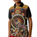 personalised-australian-astrology-kid-polo-shirt-aboriginal-kangaroo-zodiac-sign