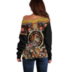 personalised-australian-astrology-off-shoulder-sweater-aboriginal-kangaroo-zodiac-sign