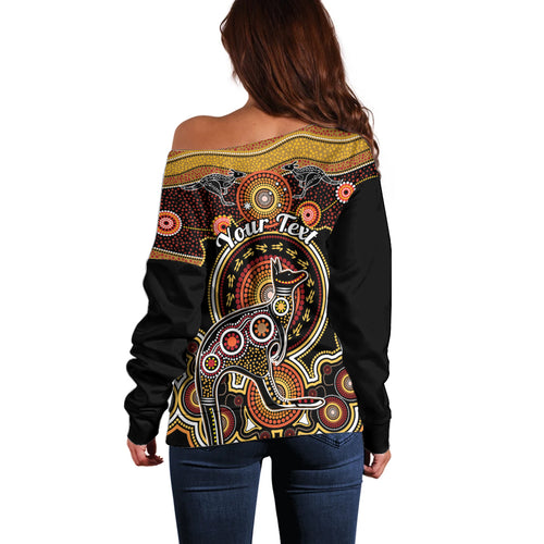 personalised-australian-astrology-off-shoulder-sweater-aboriginal-kangaroo-zodiac-sign