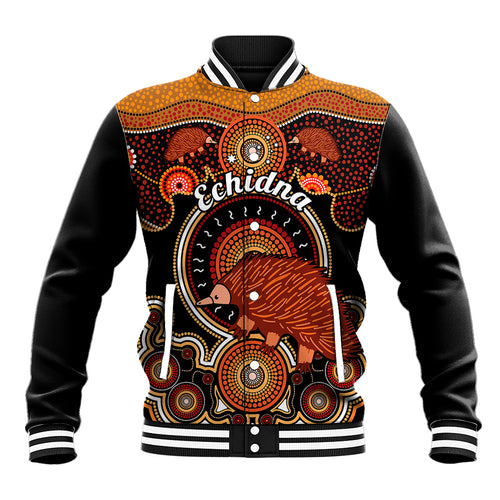 personalised-australian-astrology-baseball-jacket-aboriginal-echidna-zodiac-sign