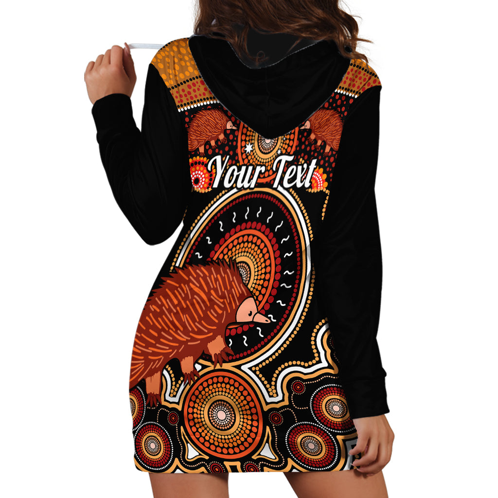 personalised-australian-astrology-hoodie-dress-aboriginal-echidna-zodiac-sign