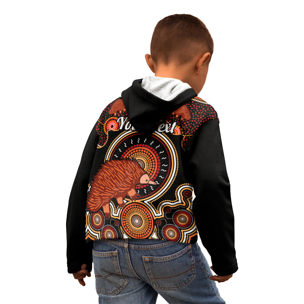 personalised-australian-astrology-kid-hoodie-aboriginal-echidna-zodiac-sign