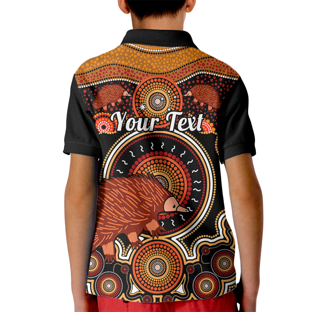 personalised-australian-astrology-kid-polo-shirt-aboriginal-echidna-zodiac-sign
