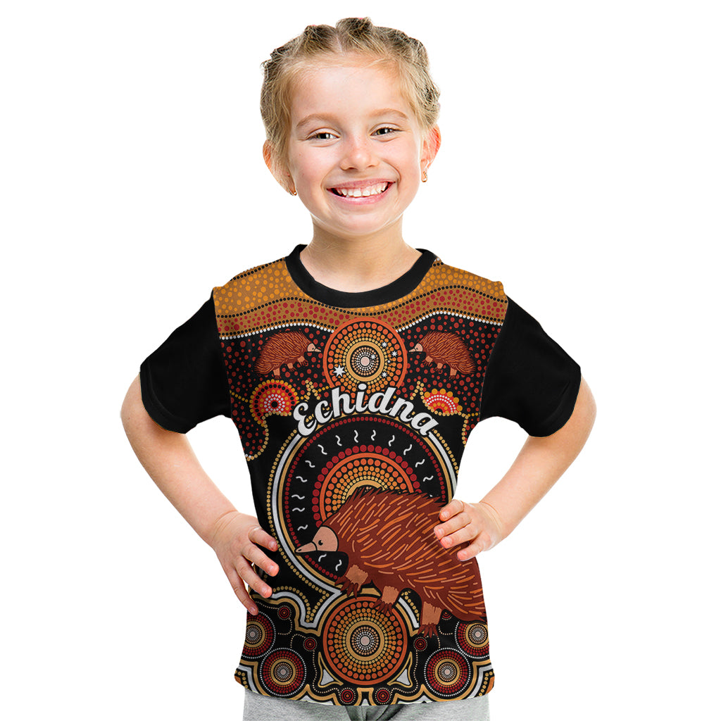 personalised-australian-astrology-kid-t-shirt-aboriginal-echidna-zodiac-sign