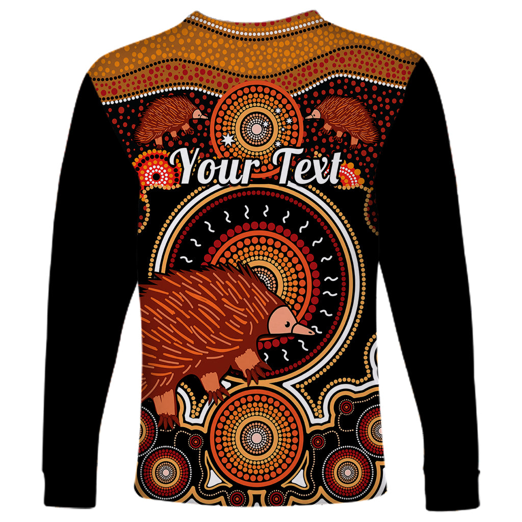 personalised-australian-astrology-long-sleeve-shirt-aboriginal-echidna-zodiac-sign