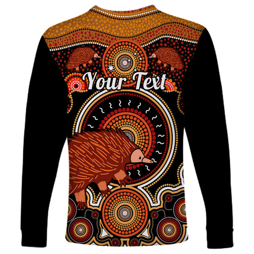 personalised-australian-astrology-long-sleeve-shirt-aboriginal-echidna-zodiac-sign