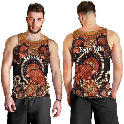 personalised-australian-astrology-men-tank-top-aboriginal-echidna-zodiac-sign