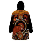 personalised-australian-astrology-wearable-blanket-hoodie-aboriginal-echidna-zodiac-sign