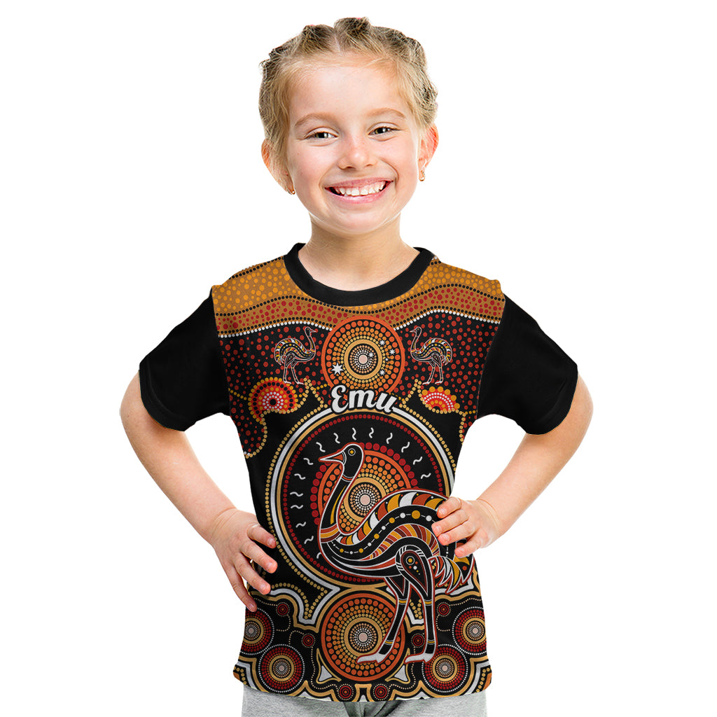 personalised-australian-astrology-kid-t-shirt-aboriginal-emu-zodiac-sign