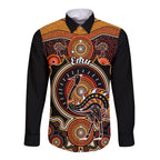 personalised-australian-astrology-long-sleeve-button-shirt-aboriginal-emu-zodiac-sign